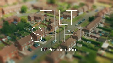 Tilt Shift Macro Lens Media Overlay for Premiere Pro