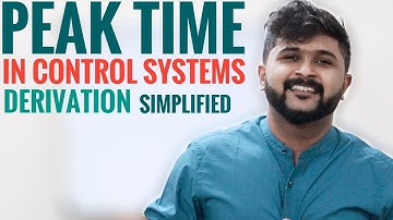 Peak Time in Control Systems | Derivation Simplified | Time Domain Specifications | KTU EC 409 S7