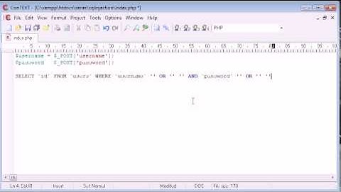 SQL Injection Part 2 Tutorial in PHP - MYSQL by For Student Organization