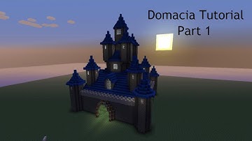 Minecraft Domacia Castle Tutorial Part 1 (Xbox 360, PC)