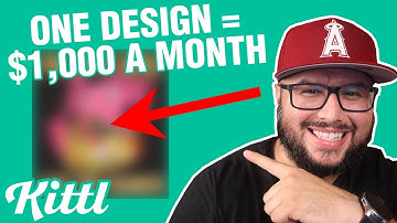 How To Create Designs For Print On Demand With Kittl | My 1st Design Made With Kittl