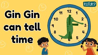 Learning How to Tell Time for Kids | GinGin's Time Adventure |  Best Story for Kids | Kutuki