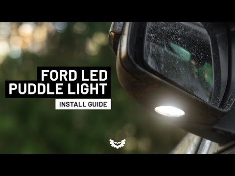 FORD RANGER & EVEREST LED MIRROR PUDDLE LAMP INTSALL | STEDI