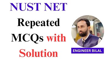 NUST NET 3 Preparation: Top 10 Most Repeated MCQs with Solutions from NUST NET Past Papers