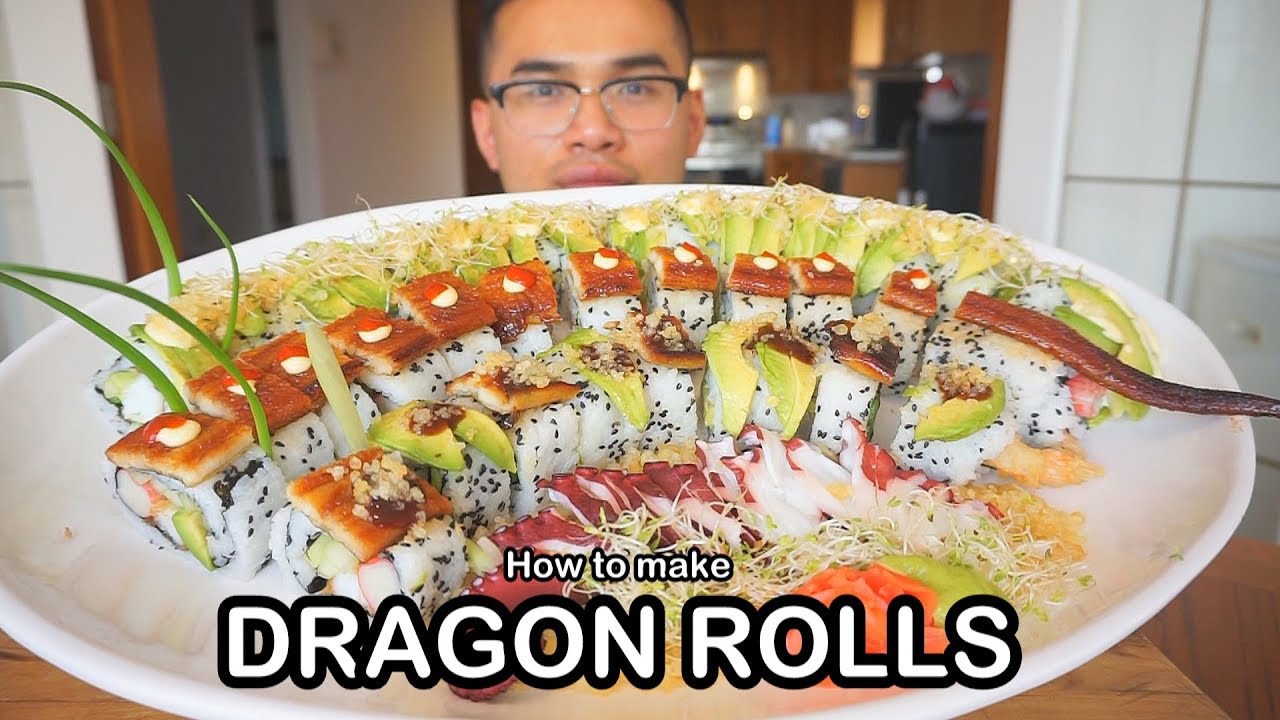 How to Make a Dragon Roll– SushiSushi