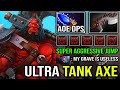 ULTRA TANKER Aggressive Berserk Jump Nonstop Spin Axe with Abyssal Blade + Scepter 7.30e Dota 2