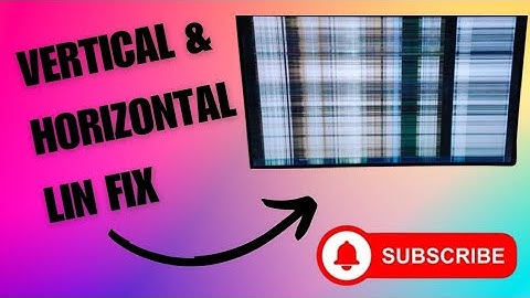 HOW TO FIX LED TV #SuperGeneral#Vertical #Horizontal Lines On Screen