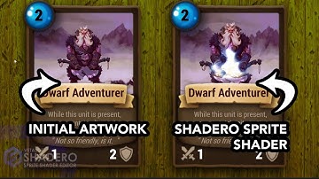 Shadero Sprite & CCG KIT : part 3 - Dwarf Adventurer Card