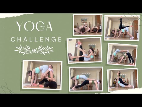 YOGA CHALLENGE/ We are trying YOGA poses, a lot of fun and falling