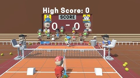 3D Tennis Game In Unity #unity #unitygamedevelopment #tennis