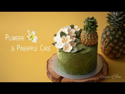    Plumeria amp Pineapple Cake,    !