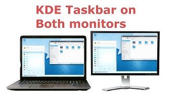 KDE Plasma - show taskbar on both monitors