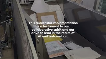 AI-robot in sorting terminal, Postnord, Roersberg