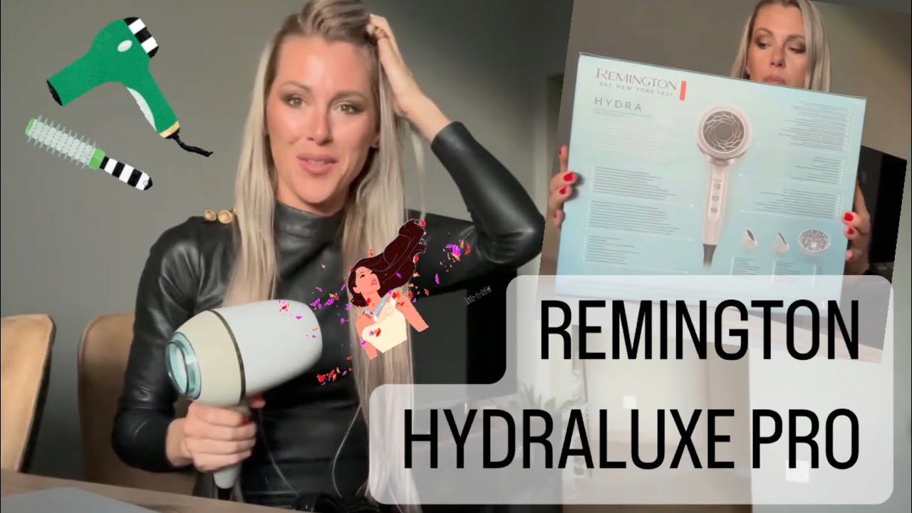 REMINGTON EC9001 Hydraluxe Pro Hairdryer Review - YouTube