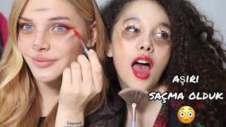 Beste Köse İle Kağittan Ne Çikarsa Makyaj Challenge