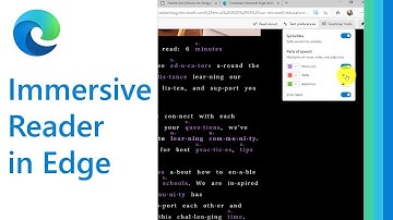 How to use the Immersive Reader in the Microsoft Edge browser