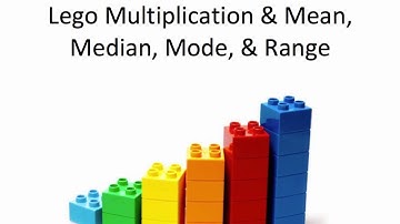 Mean median mode multiplication legos