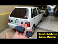 Suzuki mehran 2020 detailed review in a funny way  suzuki mehran meme edition