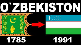 Ozbekiston bayrogi tarixi: тарихий эволюция  Ozbekiston Madhiyasi Флаг Узбекистана