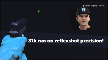 81k points GODMODE on Reflexshot Precision Aim Lab! (top 100 placement)(handcam)