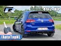 492HP VW GOLF R MK7 REVIEW on AUTOBAHN [NO SPEED LIMIT] by AutoTopNL