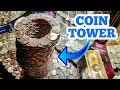 COIN TOWER Inside The High Limit Coin Pusher Jackpot WON MONEY ASMR