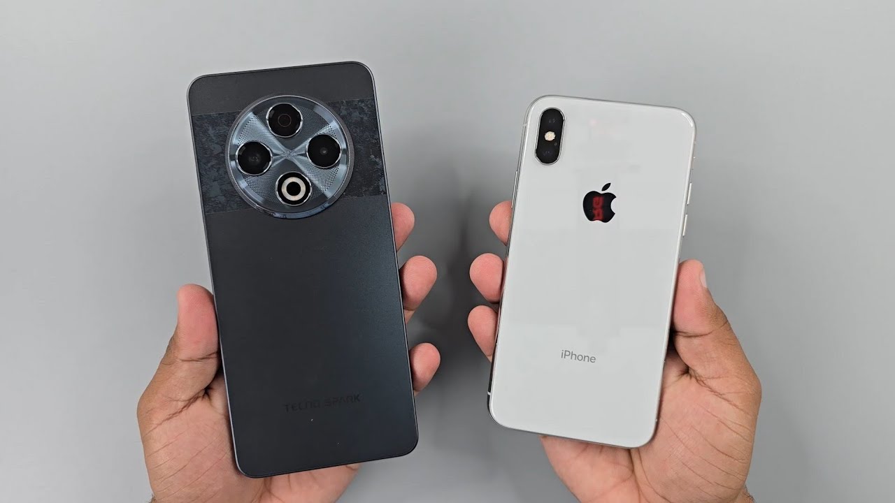 iPhone X vs Tecno SPARK 30