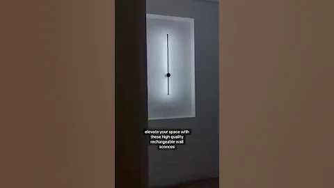 Battery operated wireless wall sconces set of two - no wiring required | Twilume #cordlesslighting