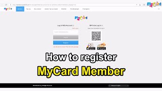 How to register MyCard Member Guidelines