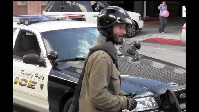 Keanu Reeves talking to an officer #shorts #keanu (2011) - YouTube