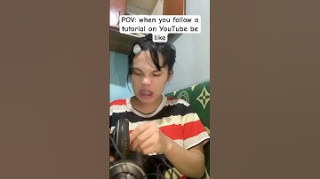 YouTube tutorials be like #automobile #funny #memes #greenscreen #fail #relatable