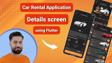 Implementation of a Car Rental App Details Screen | Flutter UI Design Tutorial