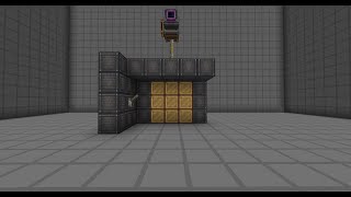 How to make a simple 3x3 door in Minecraft with the create mod