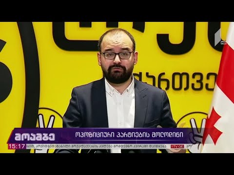 ოპოზიციური პარტიების მოლოდინი