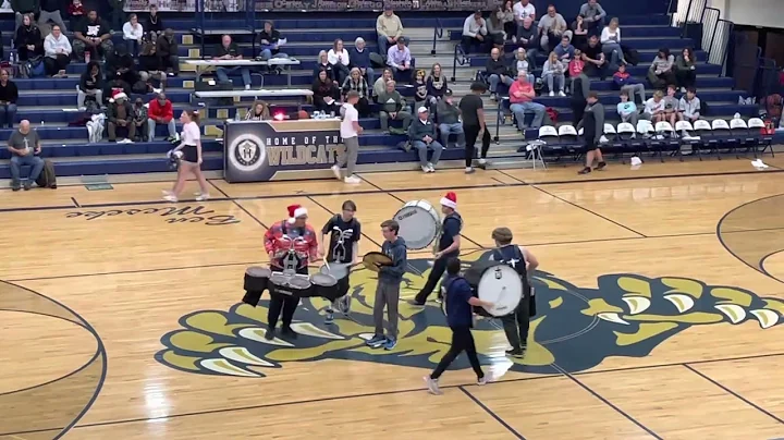 Drum Line at Halftime 12/26/22 (song #1)