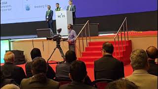 Showcasing Financial Fraud Risk Indicator (FRI) before the Hon'ble PM Shri Narendra Modi at IMC 2025