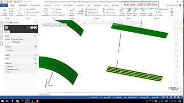 Tu hoc Mastercam 2018 -Bai 18 Lệnh Line Tangenttp Line Normal