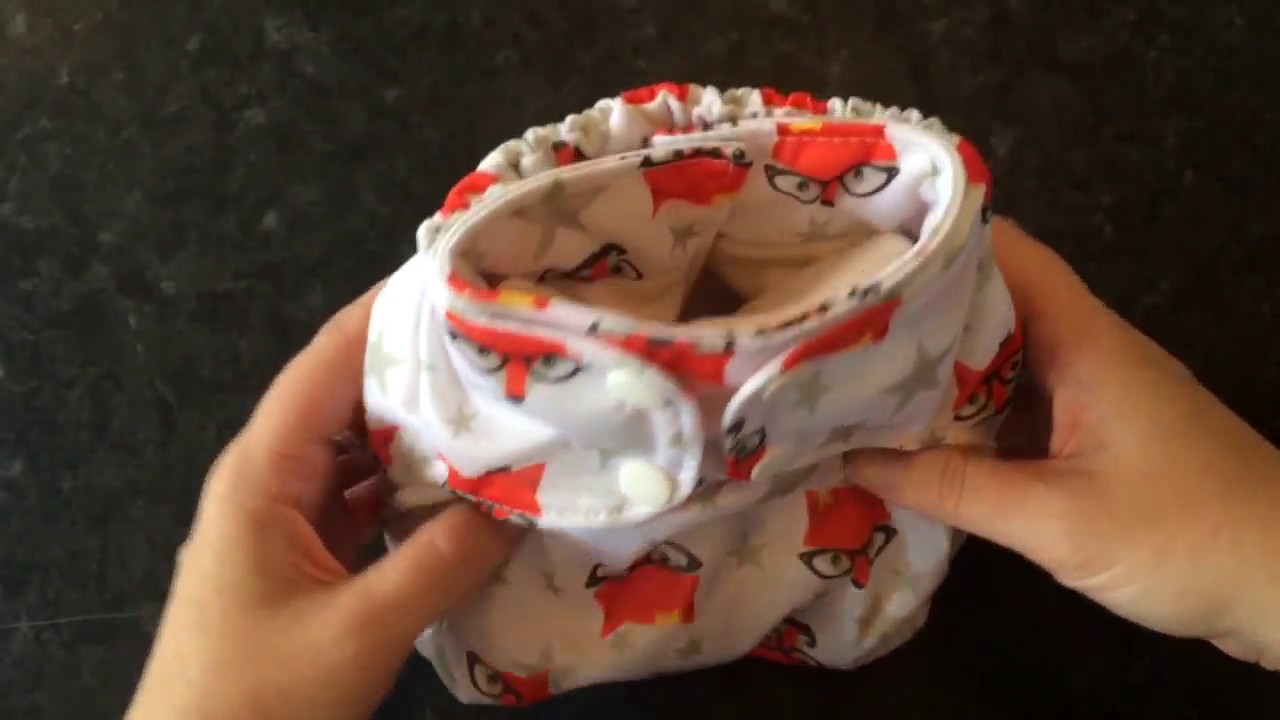 Smart Bottoms Onesize Organic 3.1 Cloth Nappy Demonstration by Darlings Downunder