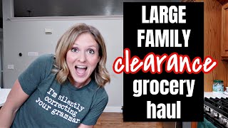 CLEARANCE GROCERY HAUL & PANTRY STAPLES STOCK UP | FRUGAL FIT MOM