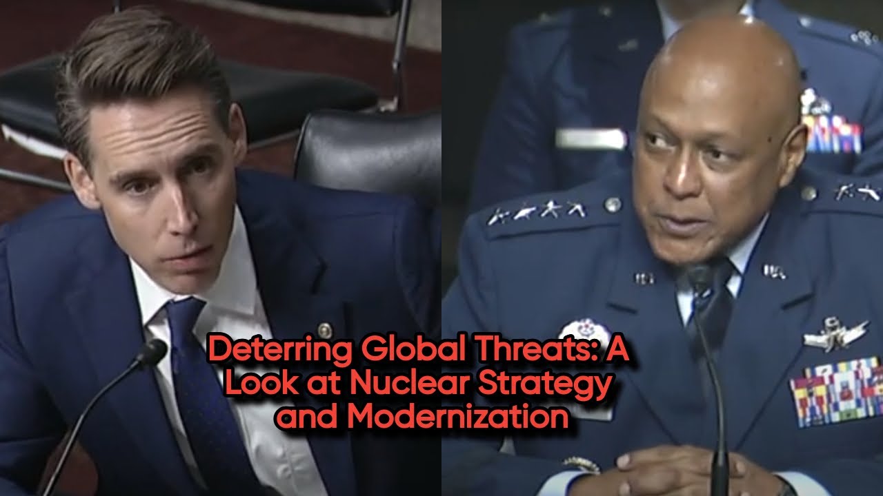 Senator Hawley Interrogates Nominee for U S  Nuclear Command At Armed Services Hearing 