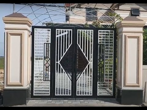 Video XEM MẪU CỔNG SẮT 4 CÁNH NHÀ BIỆT THỰ ĐÓNG MỞ TỰ ĐỘNG - youtube