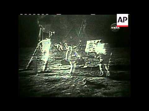 NASA released Thursday newly restored video from the July 20, 1969, live television broadcast of the