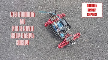 1/16 Summit to 1/16 E-Revo Half Shaft Swap into RPM Axle Carriers! | Traxxas And RPM Parts Install!