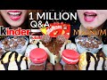 MOST POPULAR DESSERTS (Nutella Cheesecake, Crepe Cake, Magnum Ice Cream, Maltesers) | Kim&Liz ASMR