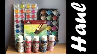 Art Supplies Haul