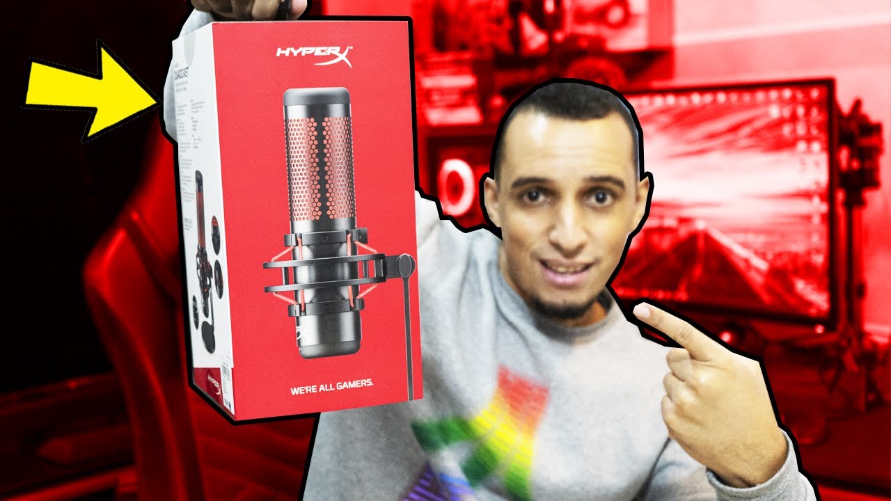 Best Microphone? HyperX QuadCast Unboxing & Real Review !مراجعة