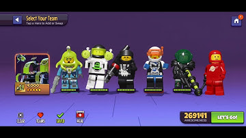 Lego Legacy Heroes Unboxed Brix map 4 using ACO set with Quincy and Dwayne reworks