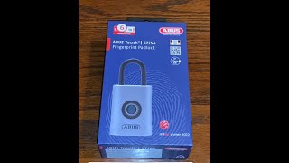 ABUS Touch 57/45 Fingerprint Padlock - Unboxing & Review