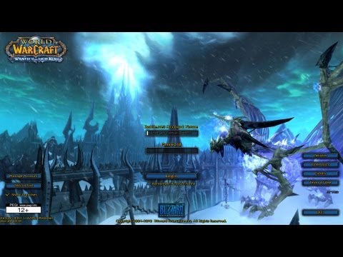 Login Screen - Wrath Of The Lich King Music