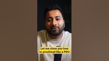 ChatGPT Prompt: Advanced Proofreader #shorts #chatgpt #chatgptprompts #proofreading